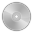 Greyscale Disc Icon 32x32 png